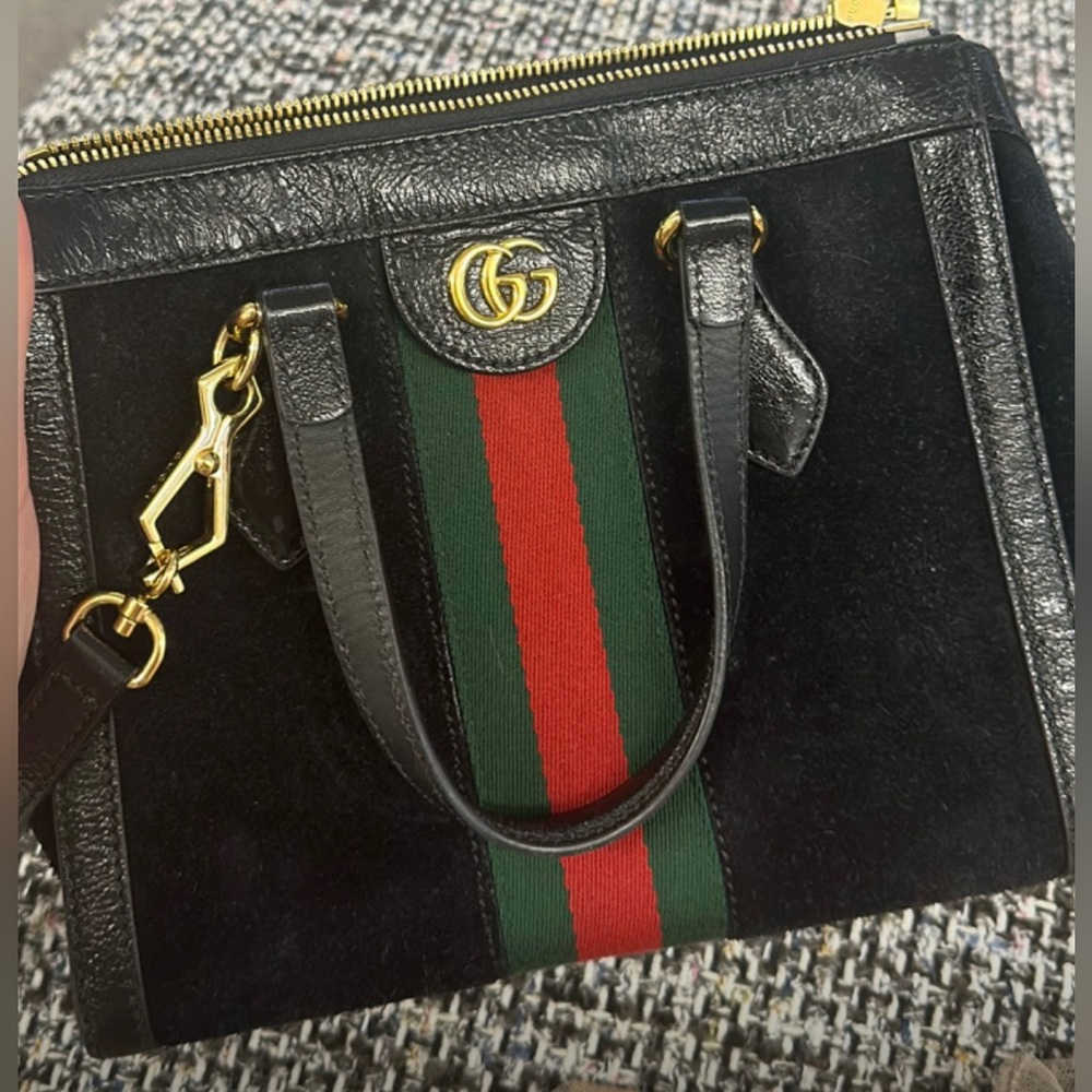 ❗️SOLD❗️Gucci Ophidia Tote Crossbody- leather and suede - Picture 6 of 7